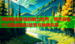 探索精东传媒的魅力世界，揭开麻豆91背后的精彩故事与独特风采